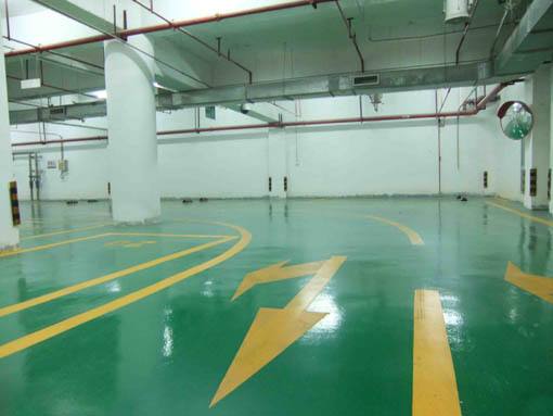 停車場地坪漆施工工藝中對顏色的理解 停車場地坪漆施工工藝中對顏色的理解