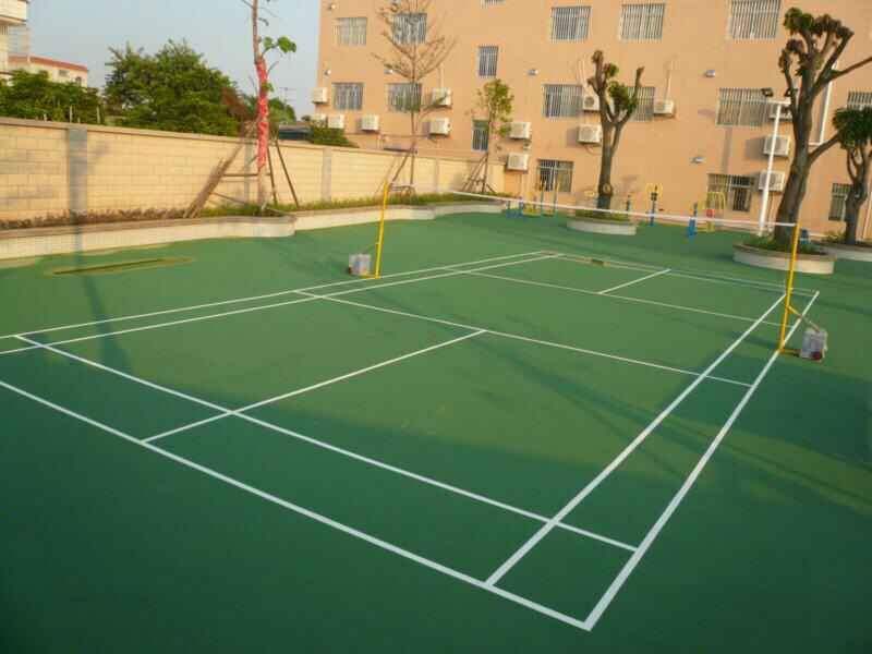 馬路打羽毛球心真大!中山地坪漆廠家有話說(shuō) 馬路打羽毛球心真大!中山地坪漆廠家有話說(shuō)