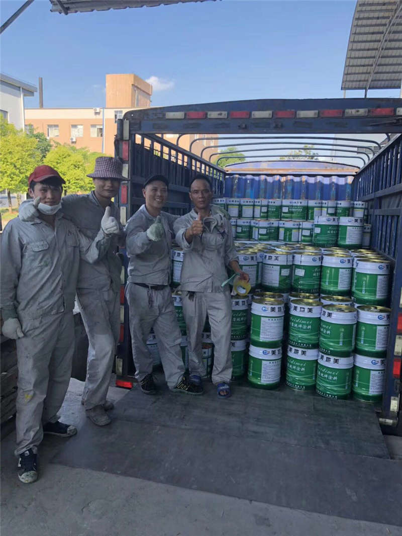 炎炎夏日也抵擋不住美地美環保地坪漆廠家的工作熱情 炎炎夏日也抵擋不住美地美環保地坪漆廠家的工作熱情