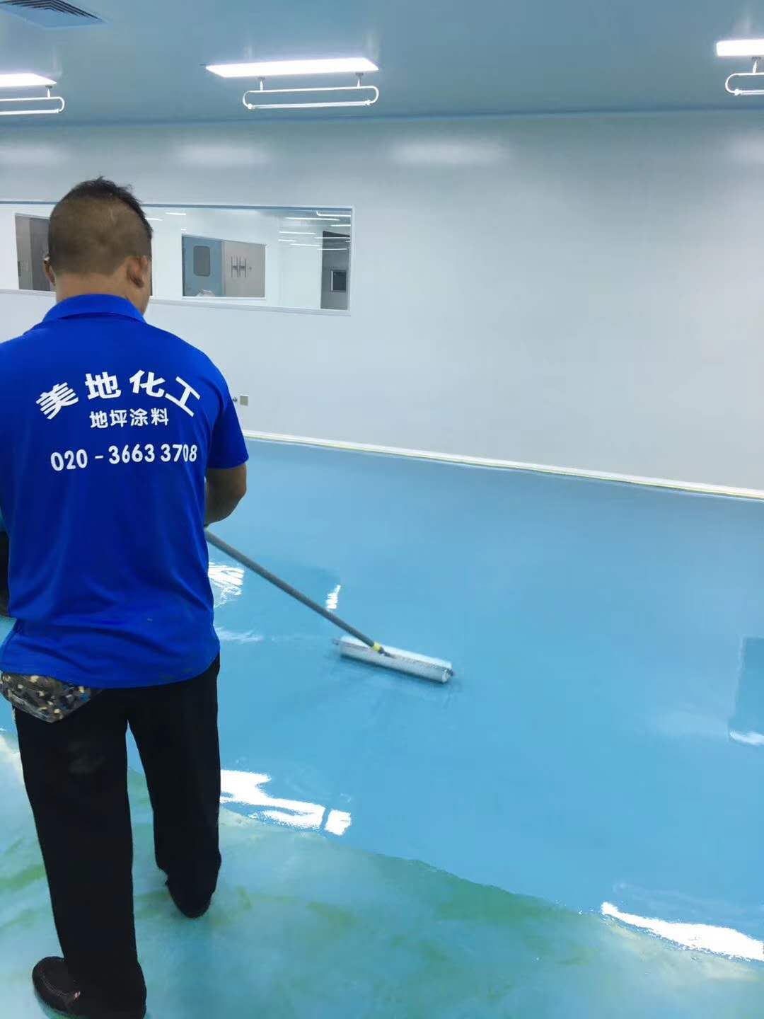 花都環氧地坪漆可以在瓷磚地面施工嗎 花都環氧地坪漆可以在瓷磚地面施工嗎