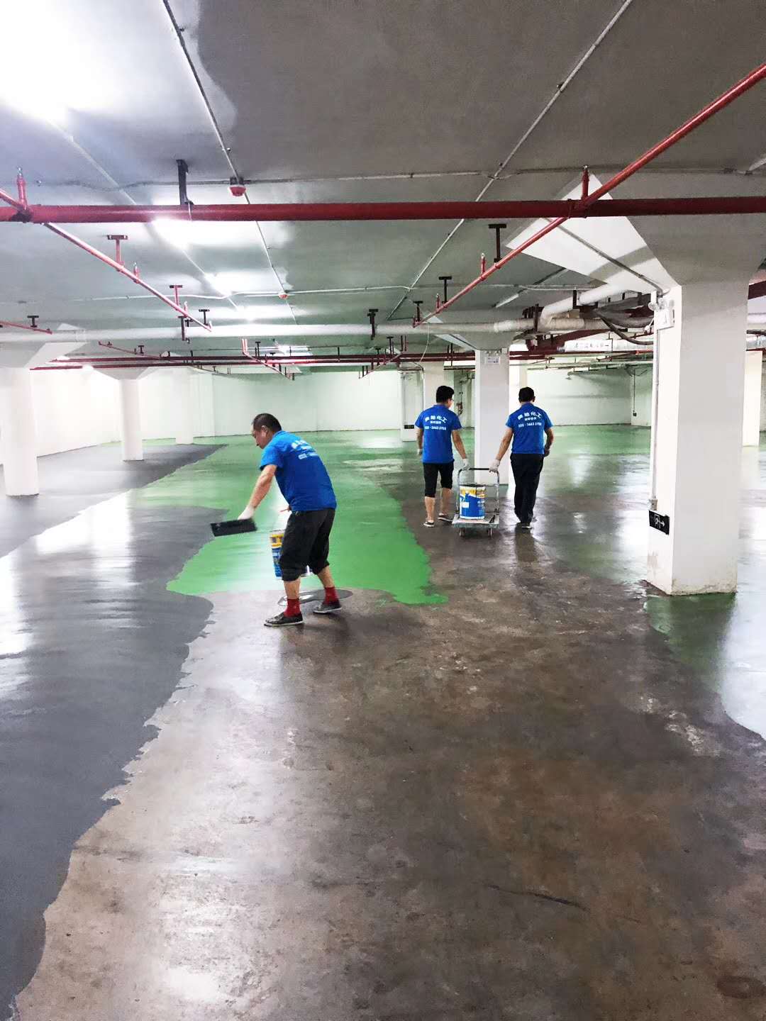 鉆石超耐磨環氧地坪涂料的施工方法 鉆石超耐磨環氧地坪涂料的施工方法